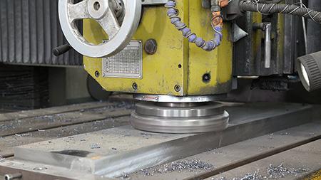 龙门铣床加工现场